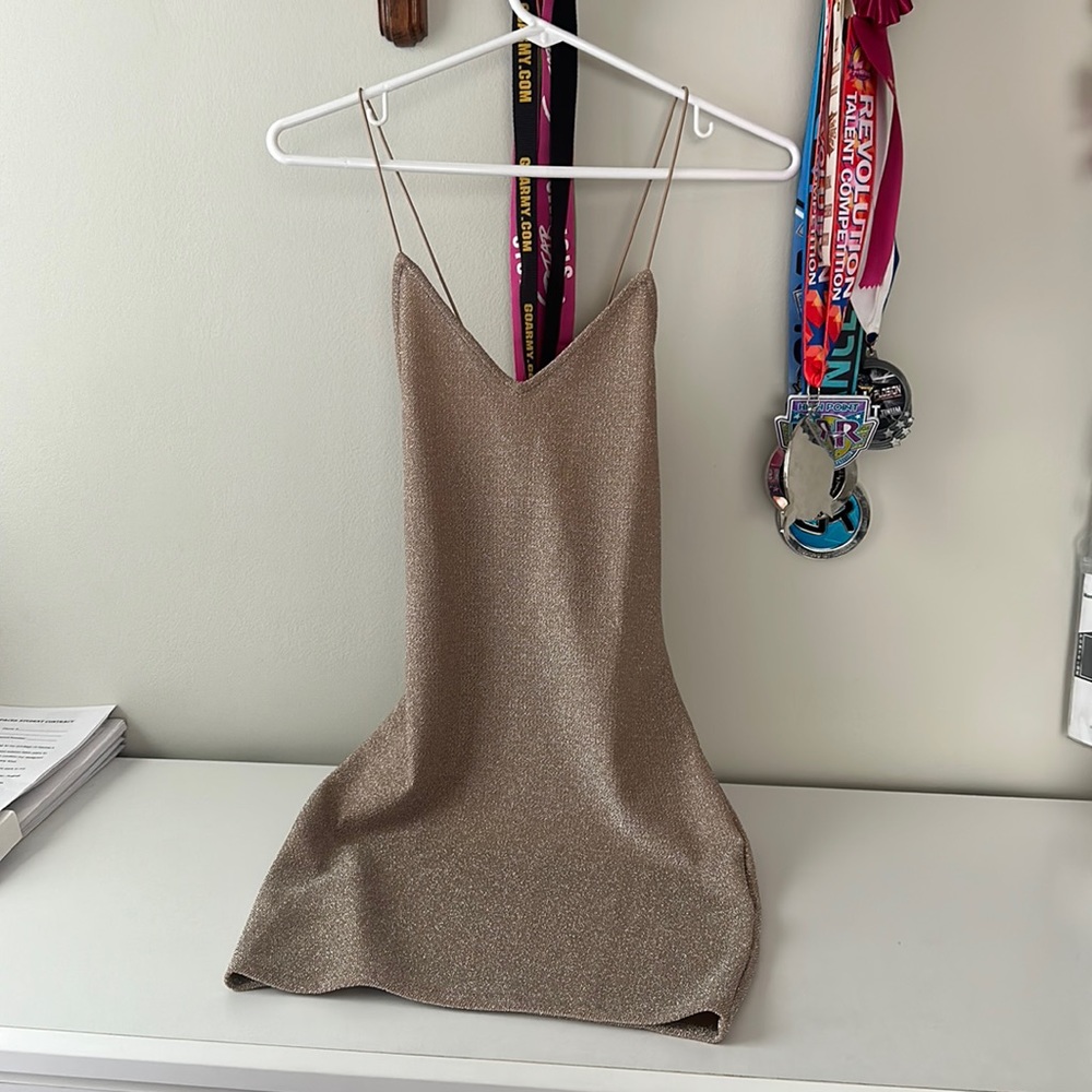 Champagne Pink H&M dress, size XS